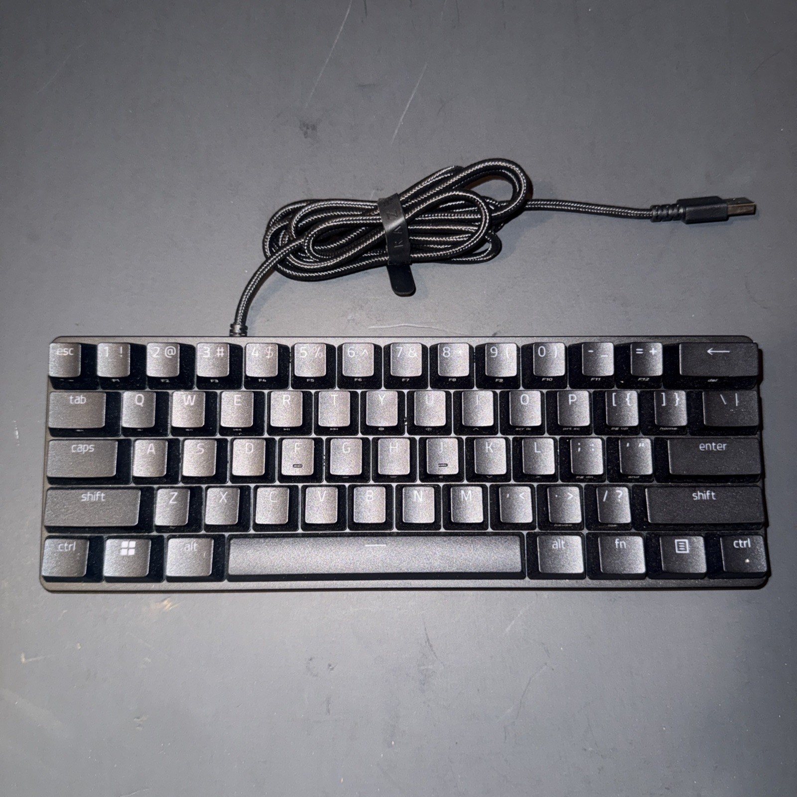 Razor Huntsman Mini Gaming Keyboard Black RZ03-0339 Lightly Used