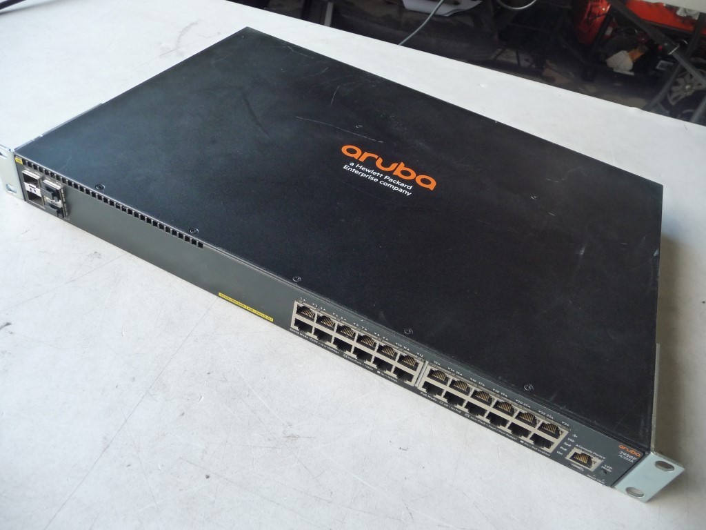 AU SELLER HPE Aruba JL255A 2930F 24G PoE+ 4SFP+ 10GbE Port SWITCH -TESTED