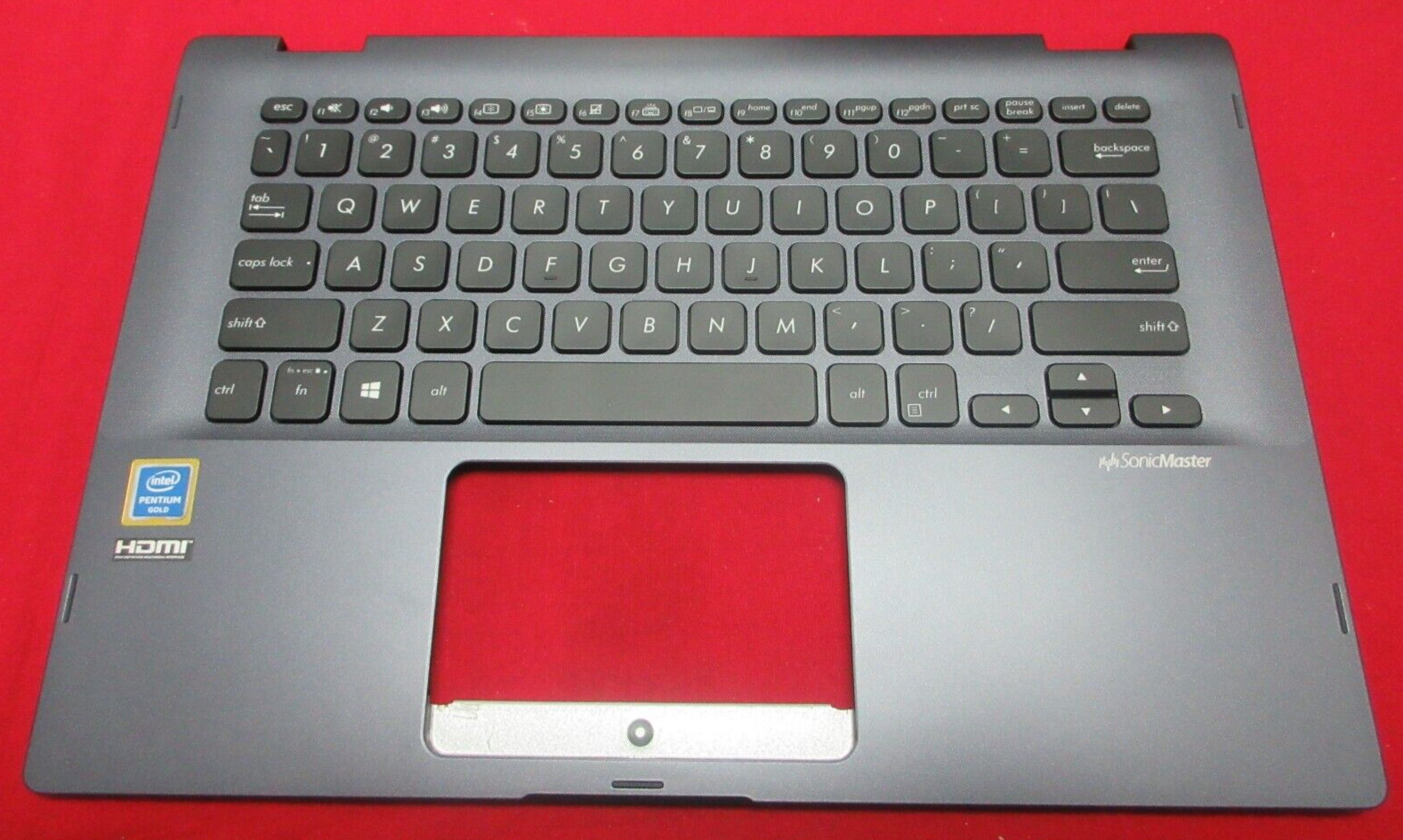 ORIGINAL ASUS TP412UA-DB21T NAVY BLUE PALMREST WITH KEYBOARD HQ20720439000