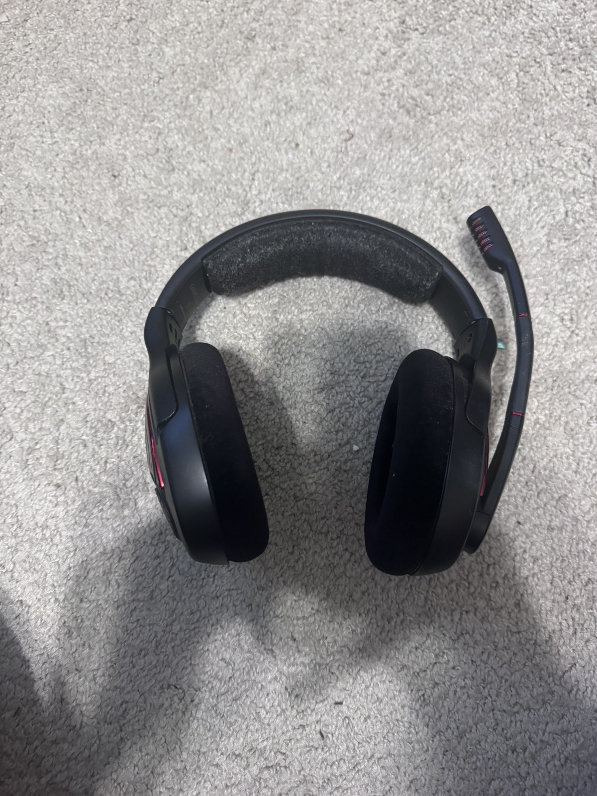 Sennheiser EPOS Game One Wired Over-Ear Headset w/ Boom Mic Black/Red