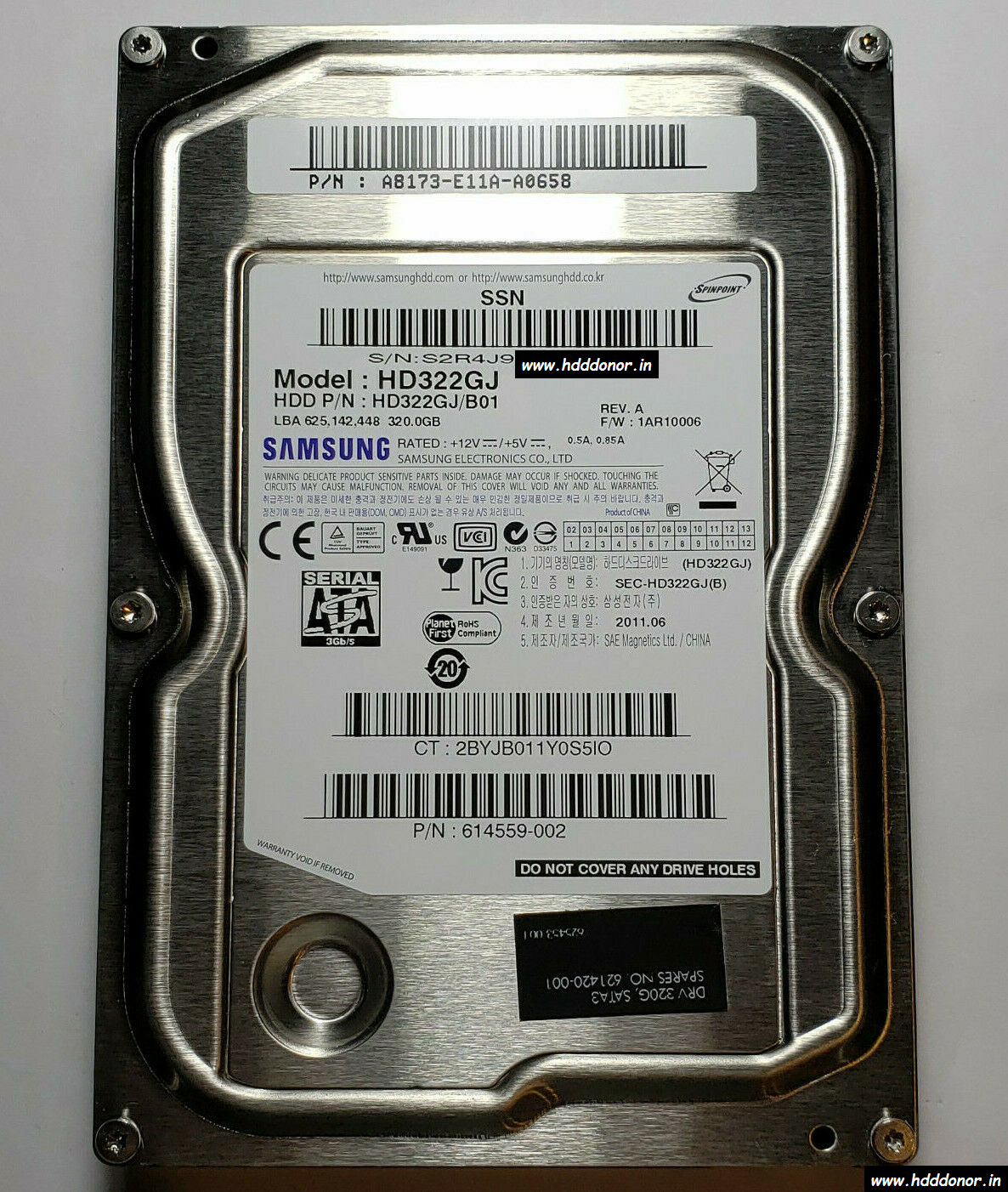 Samsung HD322GJ/B01 320GB SATA Desktop 3.5" 614559-002