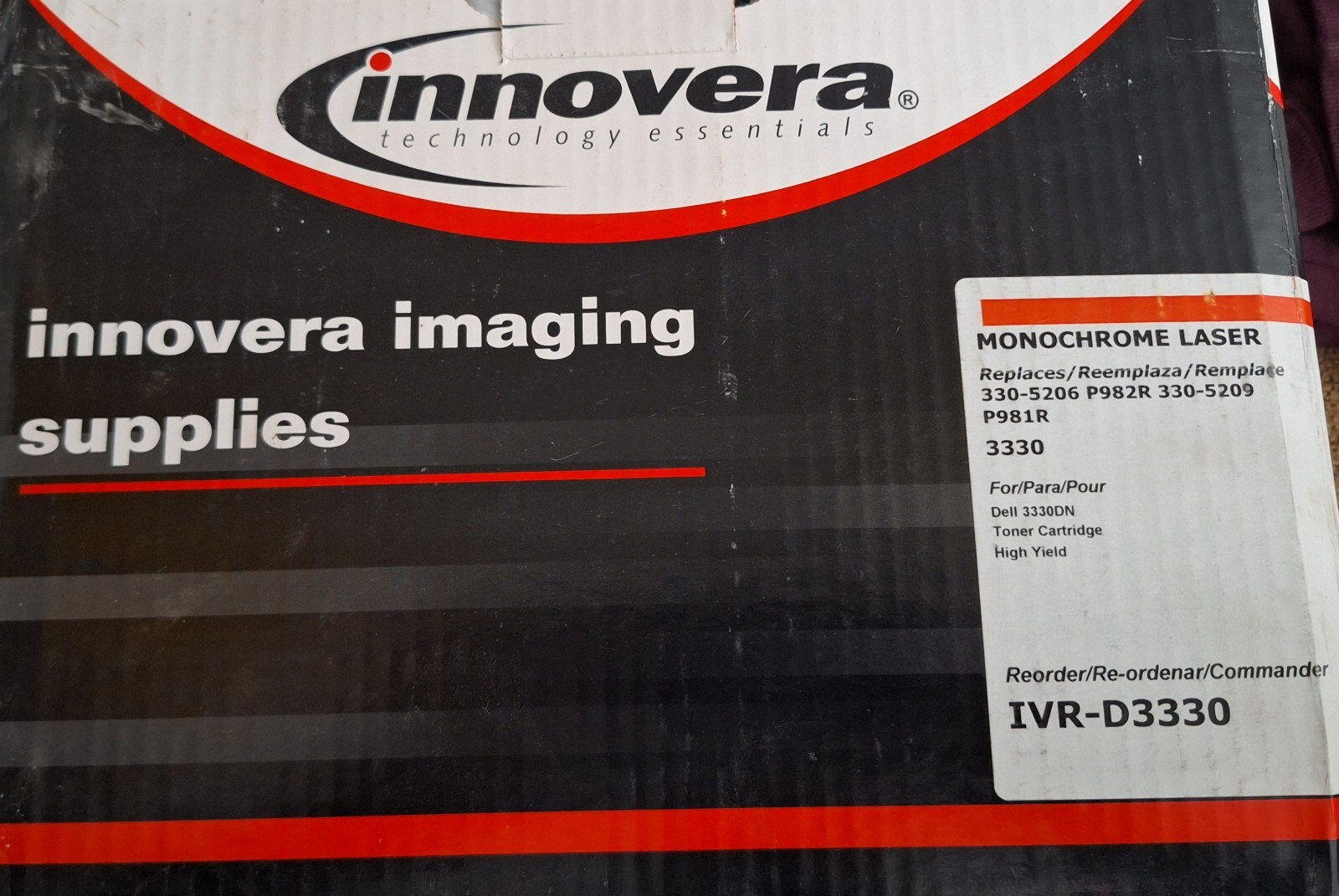 innovera monochrome toner cartridge