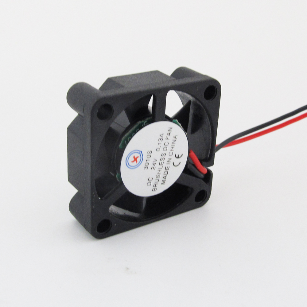 100pcs Brushless DC Cooling Fan 30x30x10mm 30mm 3010 24V 0.13A 5 blades 2pin