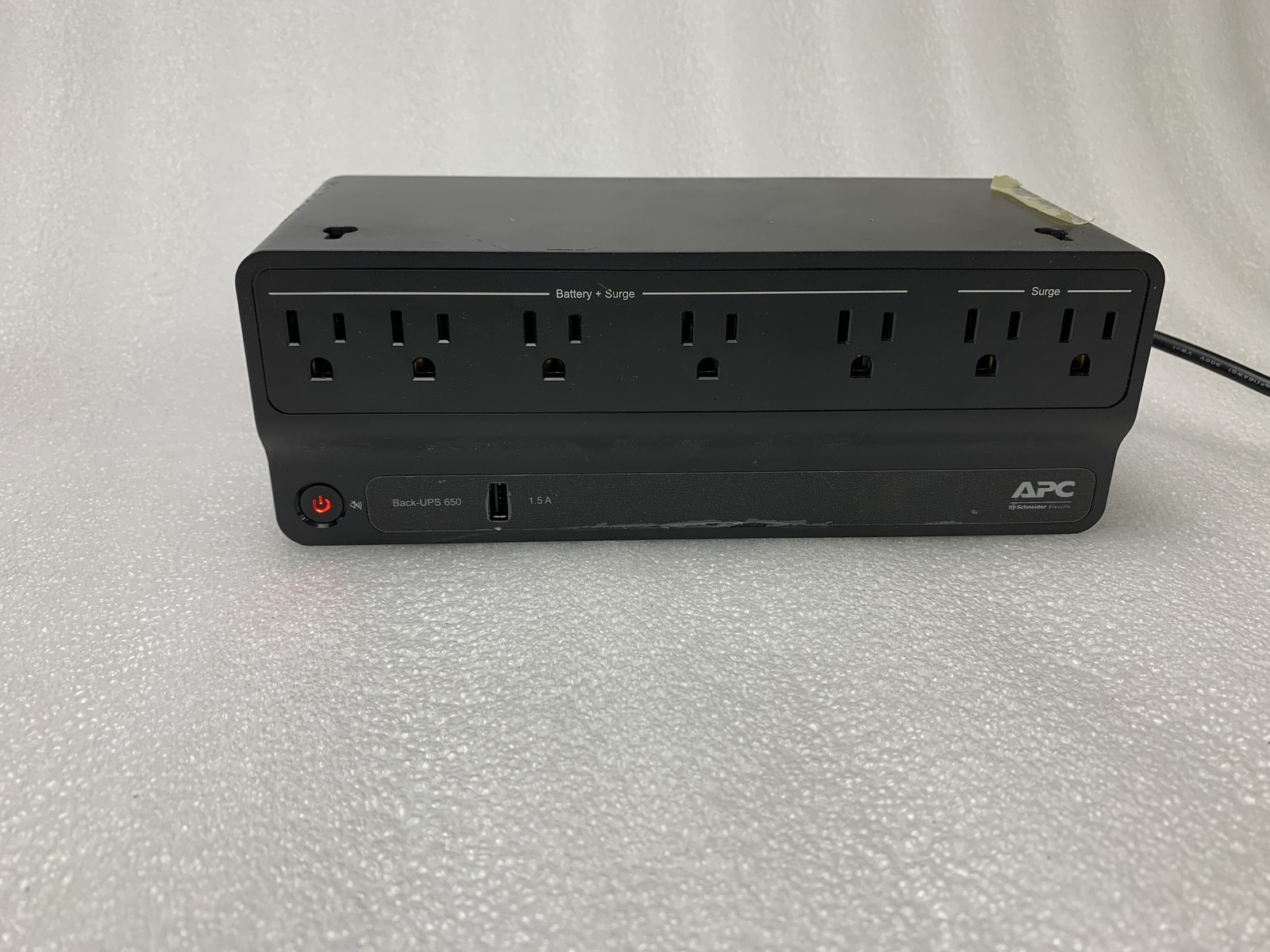 APC Back-UPS 650 BN650M1 120V 6A 650VA 360W 7-Outlet Surge Protector /No Battery