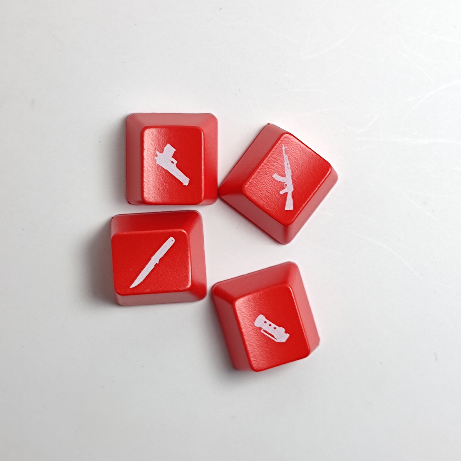 4PCS Keycaps ABS OEM R4 Key Caps Backlit Keycap Key Caps for Cherry MX Keyboard