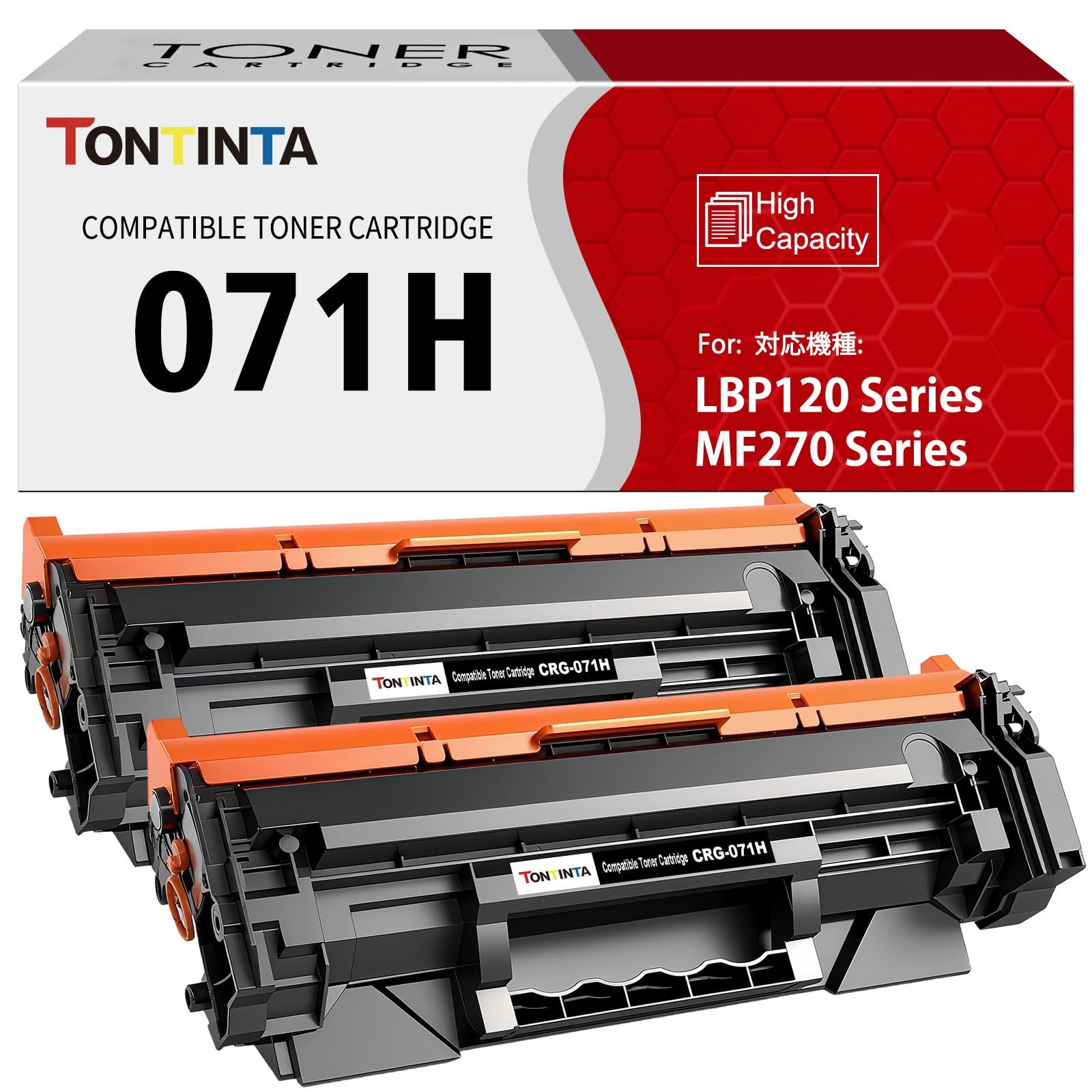 TONTINTA 071H CRG-071H CRG071H ( 071 CRG-071 ) High Capacity, Black