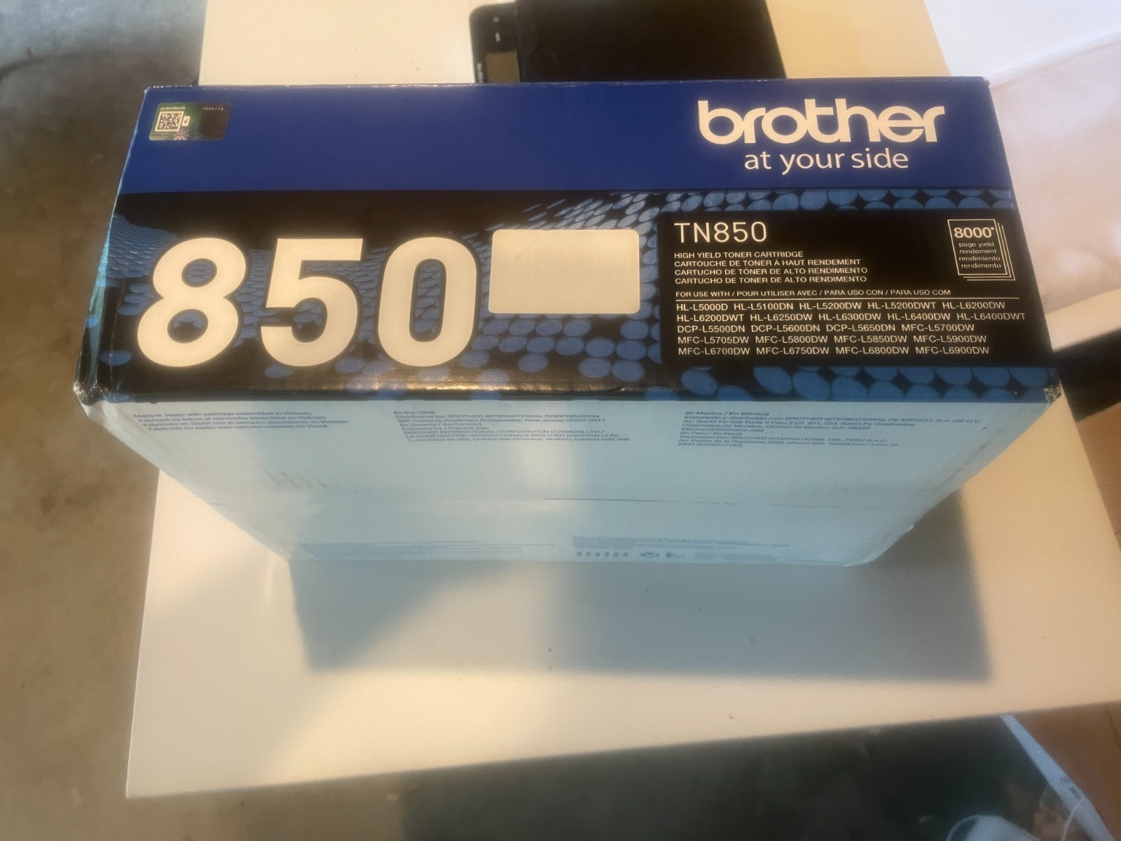 Genuine Brother TN-350 Black Toner Cartridge New Sealed Open Box OEM
