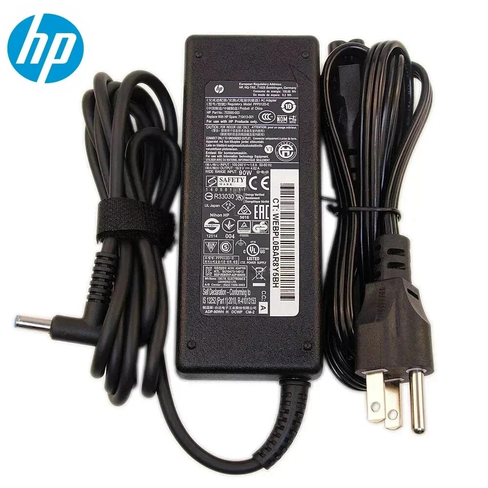 OEM Genuine 90W AC Adapter Charger 19.5V For HP 709986-003 710413-001 Blue Tip