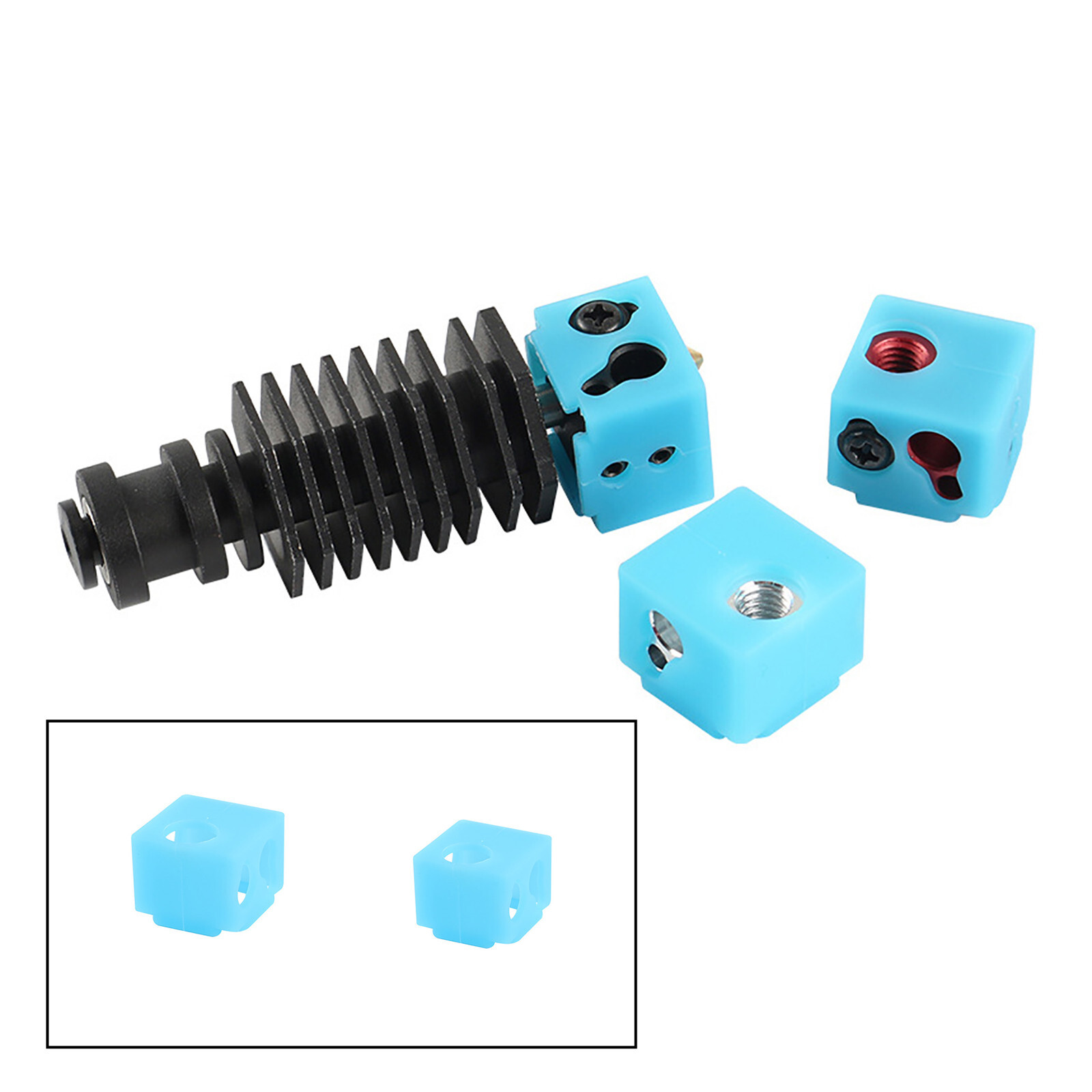 XCR-NV6 Sock Protective Cover For Extruder Heating Block 3D Printer E3D V6 Part