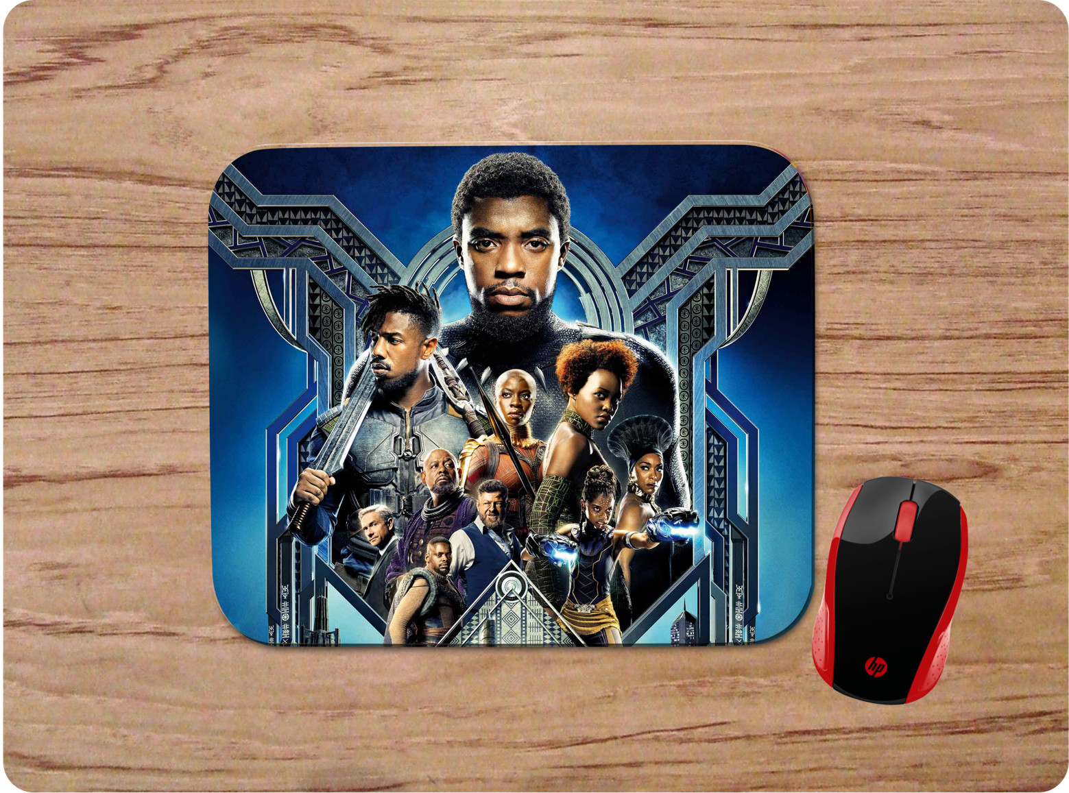 MARVELS BLACK PANTHER DESIGN CUSTOM MOUSEPAD DESK MAT OFFICE GIFT 