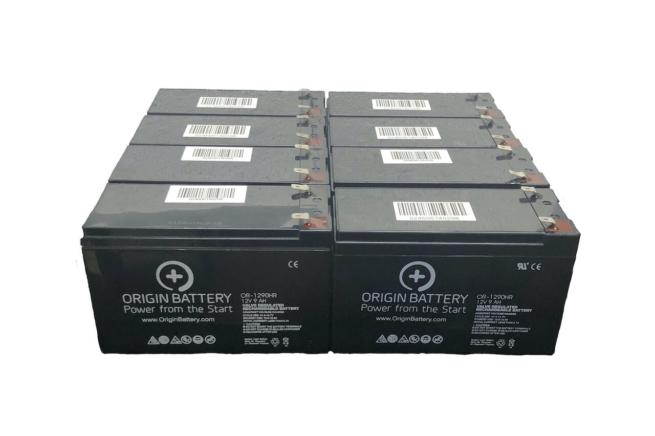 CyberPower BP48V75ART2U Battery Kit - 8 Pack 12V 9AH High-Rate UPS Series