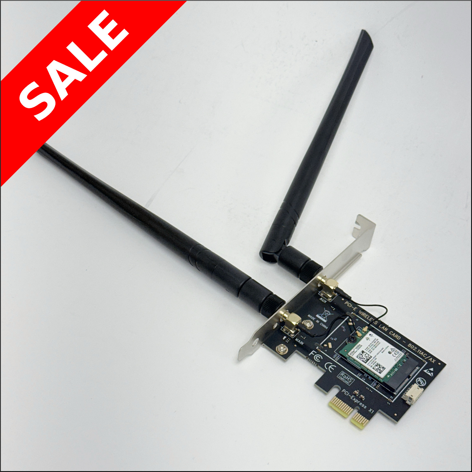 INTEL AX200NGW WI-FI 6 AX200 (GIG+) PCI-E M.2 2230 WLAN BT 5.2 CARD TKNXX LP HP