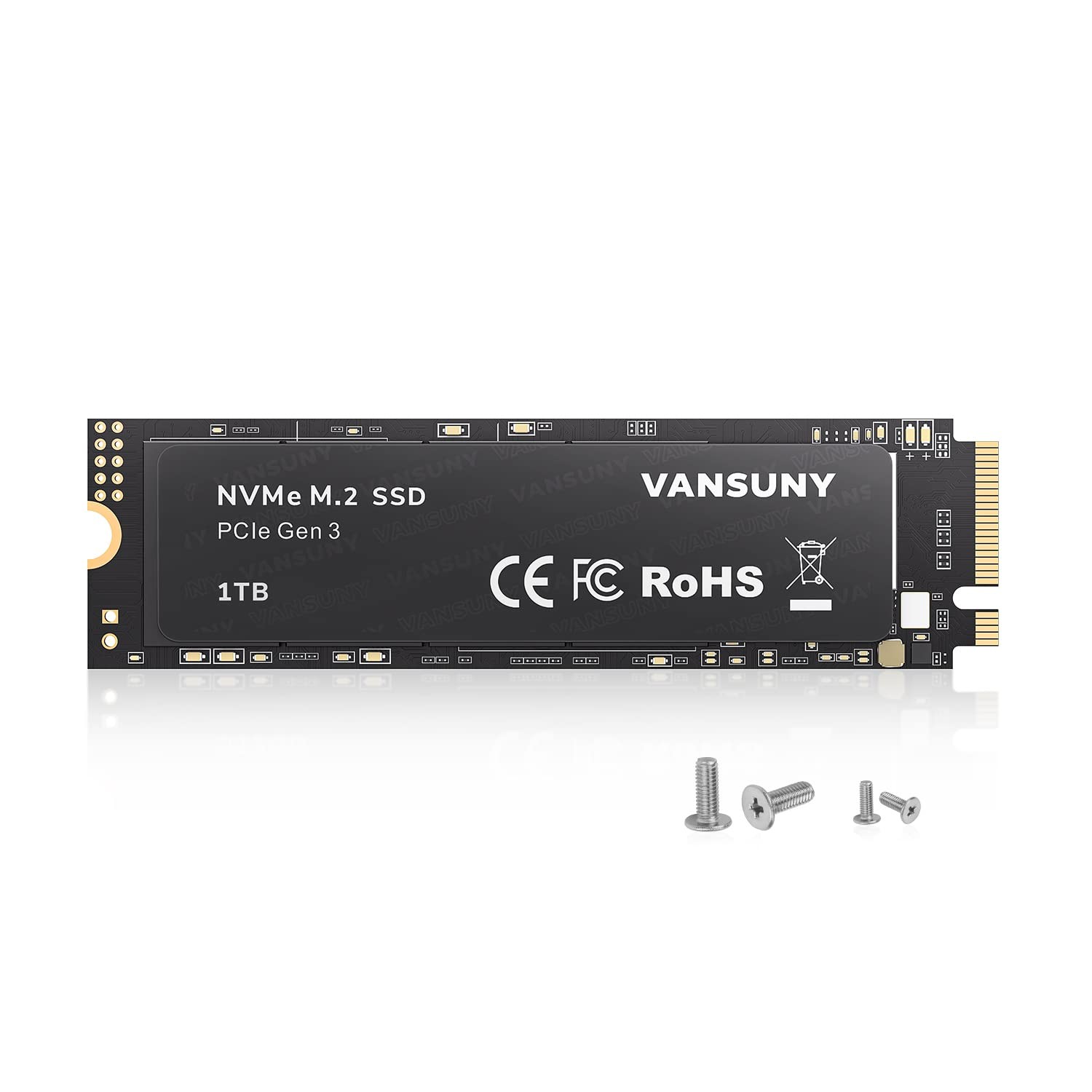1TB NVMe M.2 Internal Solid State Drive PCIe 3.0 M.2 3D 2280 Speed up