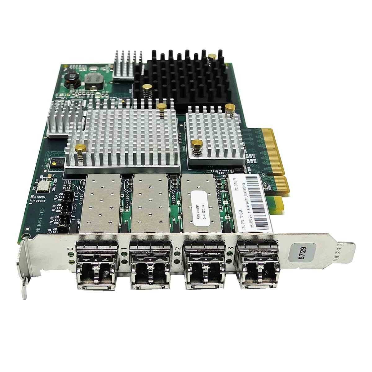 IBM Emulex 5729 LPE12004 74Y3467 00WT000 Quad Port 8G FC HBA PCIe x8 FP