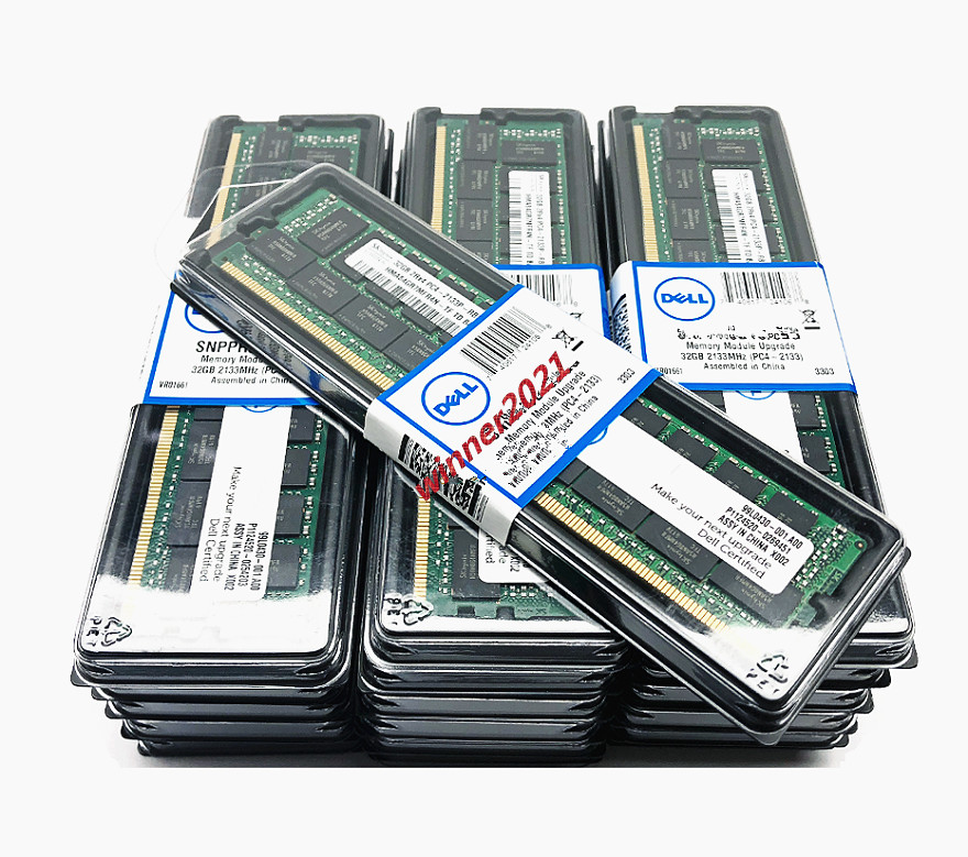 New Dell SNPHTPJ7C/32G AB614353 32GB 2Rx8 DDR4 3200 PC4 ECC RDIMM Server RAM