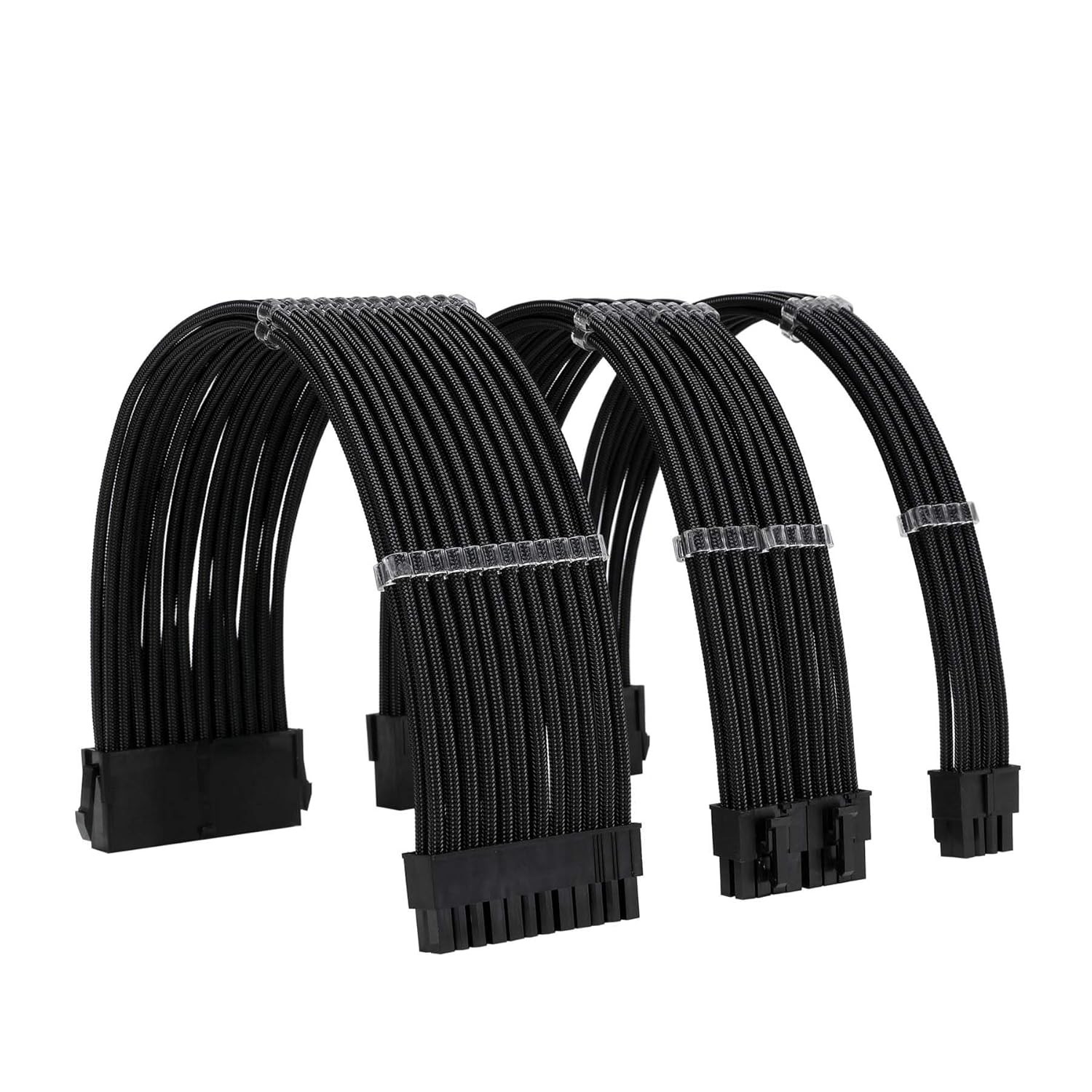 Sleeve Extension Power Supply Cable Kit 18AWG ATX 24P+ EPS 8-P+PCI-E8-P with