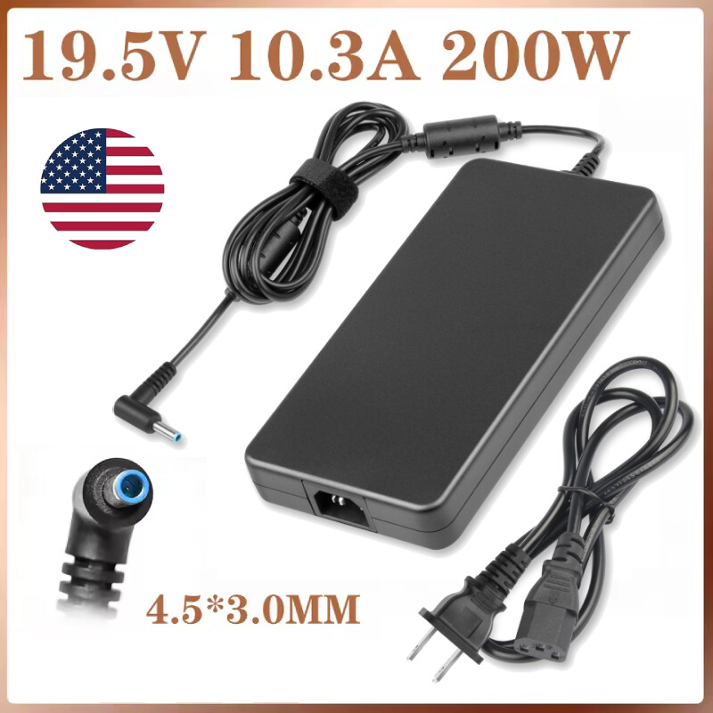 200W AC Adapter Charger for HP Victus 15 15.6 16 16.1 inch Gaming Laptop 16-e