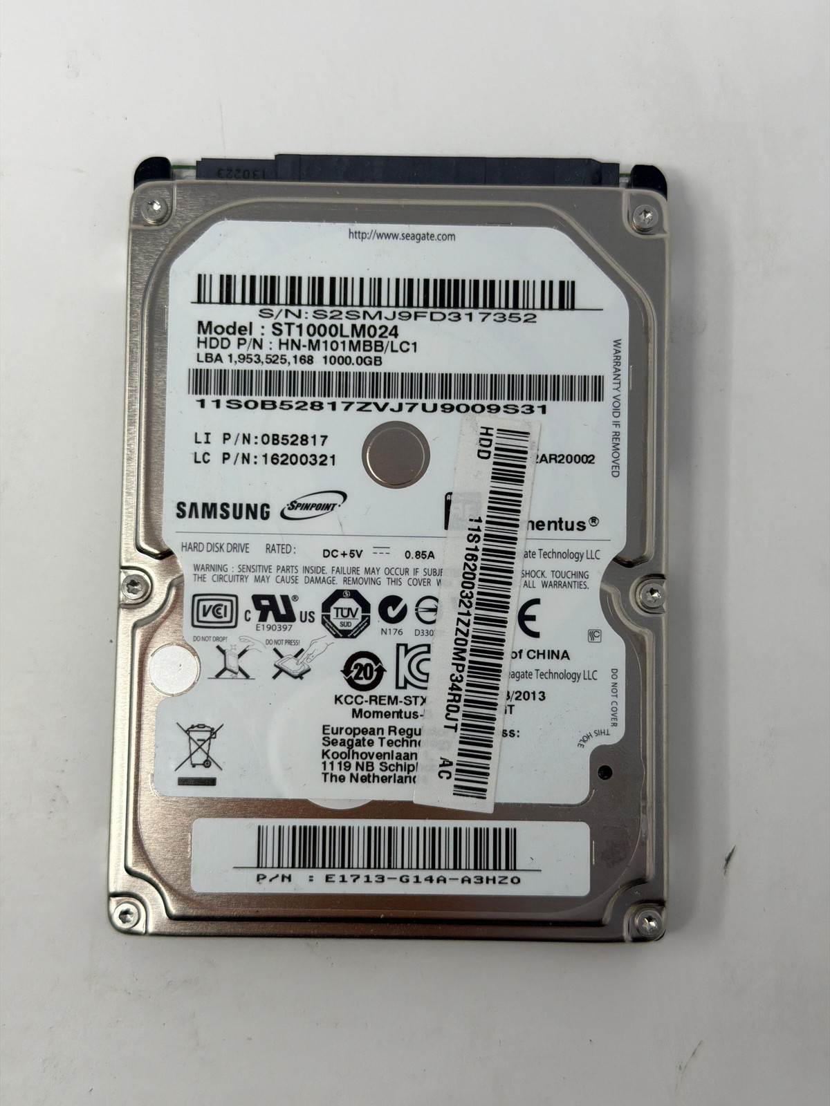Seagate ST1000LM024 1TB SATA Grade B
