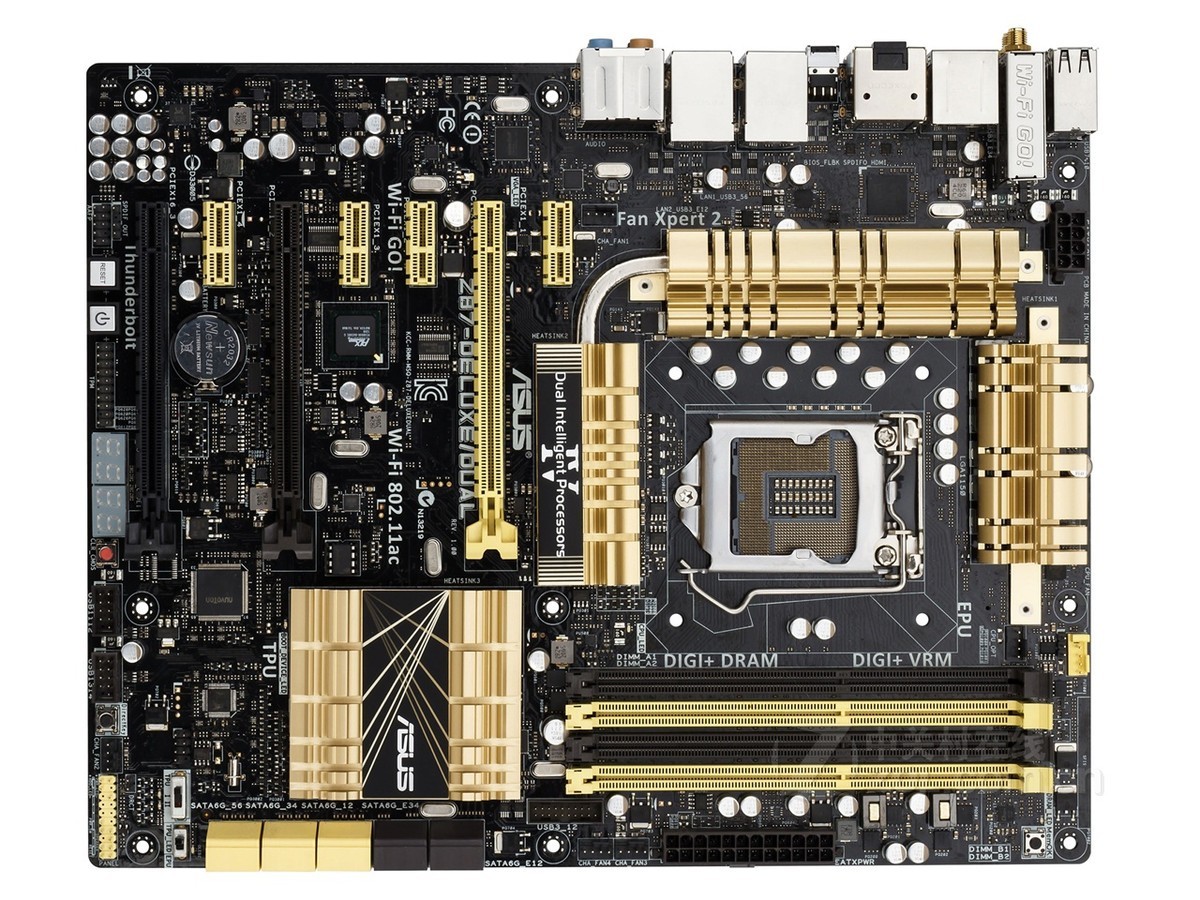 For ASUS Z87-DELUXE/DUAL motherboard Z87 LGA1150 4*DDR3 32G HDMI ATX Tested ok