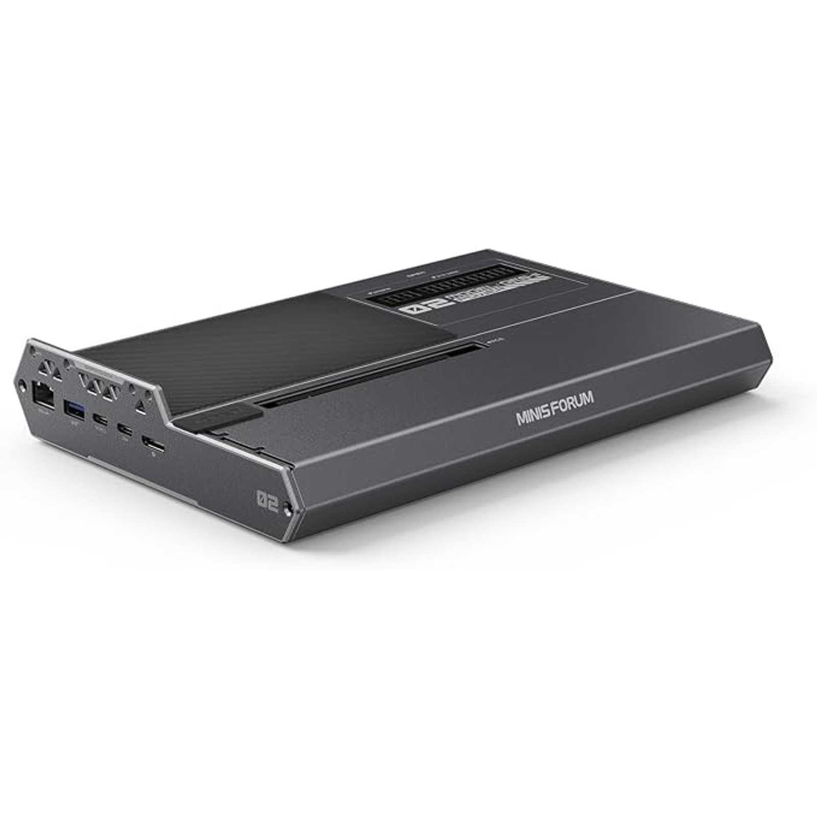 MINISFORUM DEG2 External GPU Dock OCuLink USB4 V2 TB5 2.5GbE M.2 SSD Slot ATX