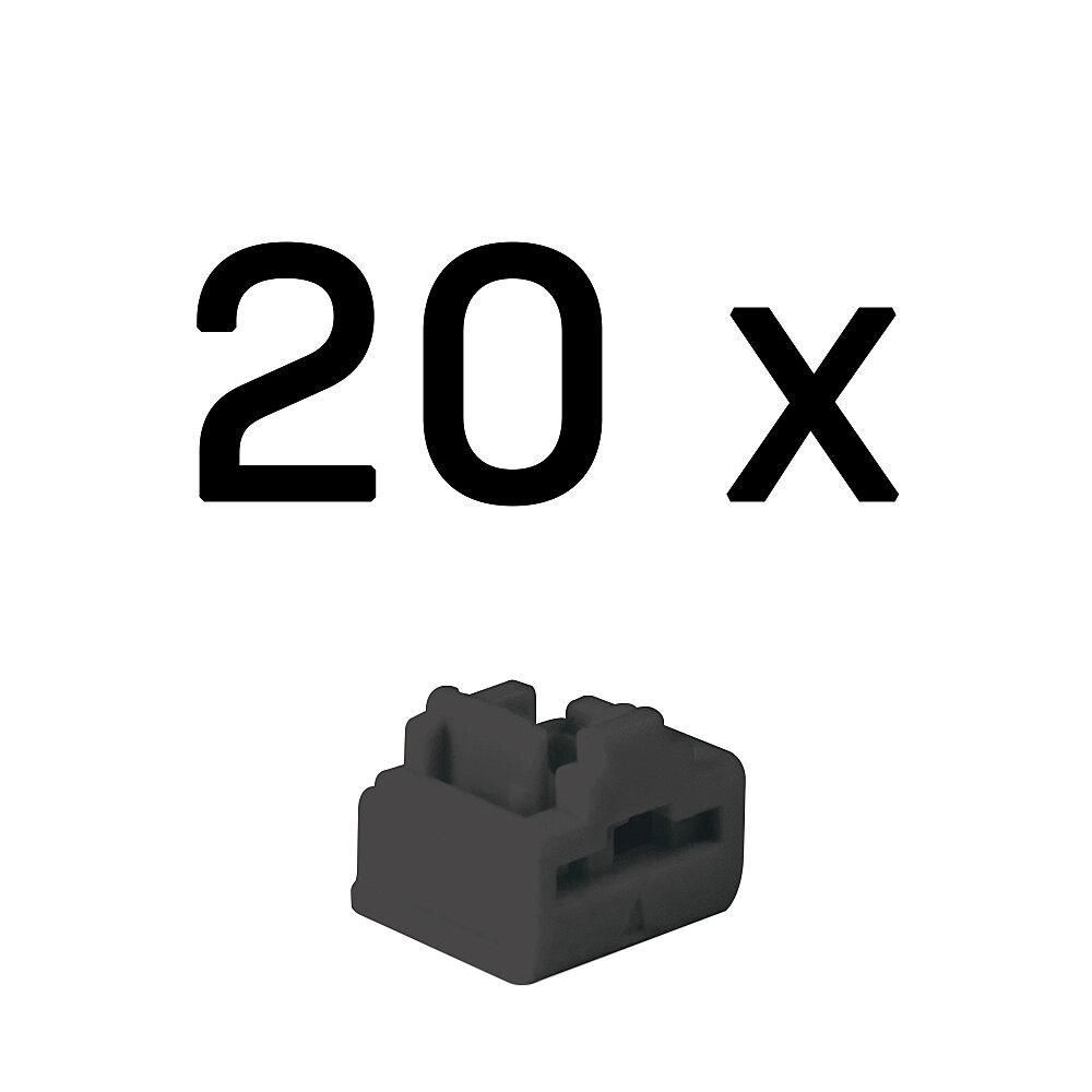 Lindy W128912135 47892 RJ-45 Port Blockers (Without Key) - Pack of 20, Blac ~E~