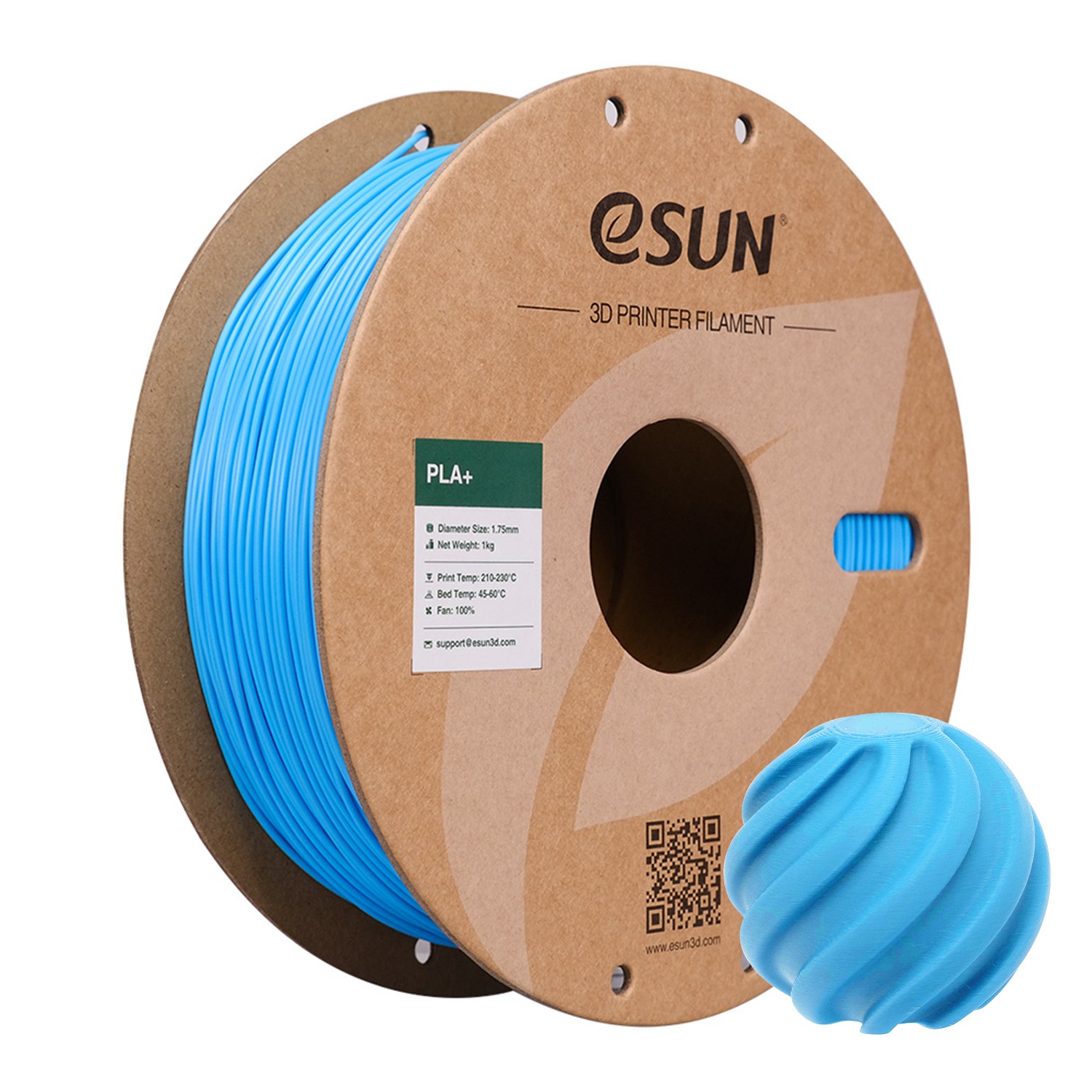 【Pay 4 Get 5】eSUN PLA+ 3D Printer Filament High Speed PLA 1KG 1.75mm Filament US