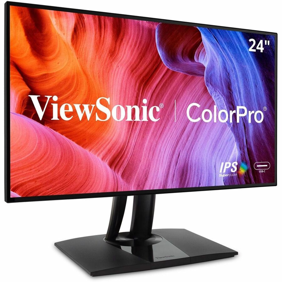 ViewSonic VP2468A 24 Inch 1080p ColorPro Monitor, IPS Display with 100% sRGB and
