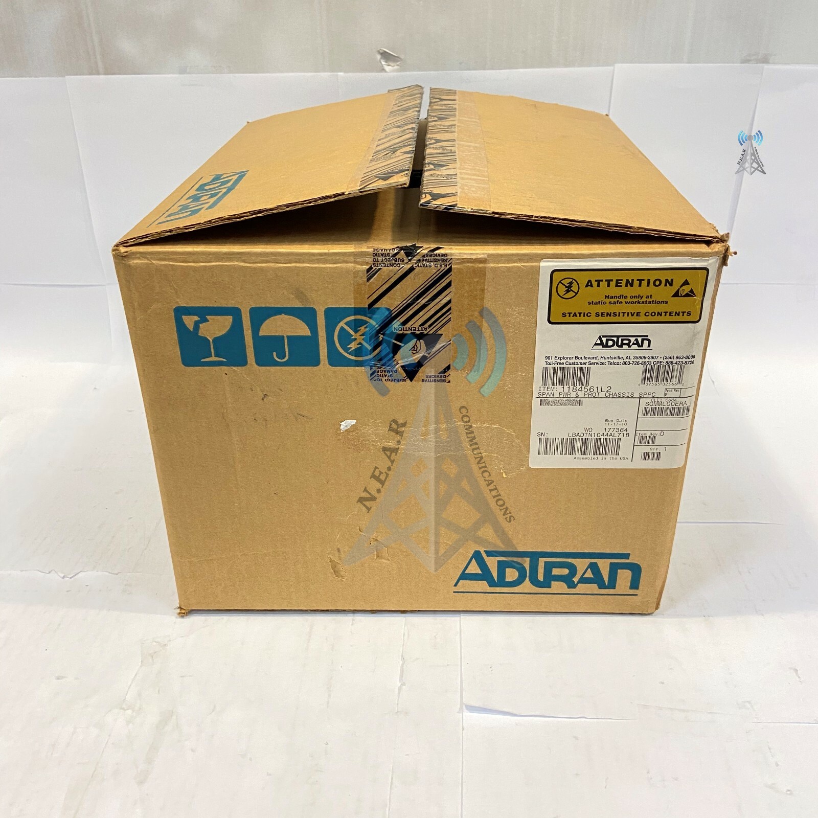 Adtran, 1184561L2, SOMML00ERA, OPTI-6100 SPAN POWER & PROT CHASSI SPPC *RH040320