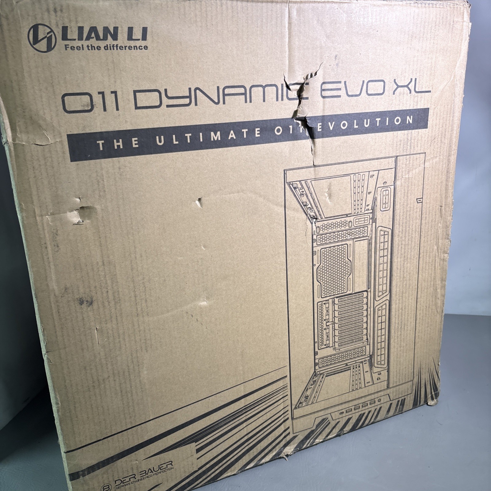 Lian Li O11DEXL-W O11 Dynamic EVO XL Full Tower Gaming Case White