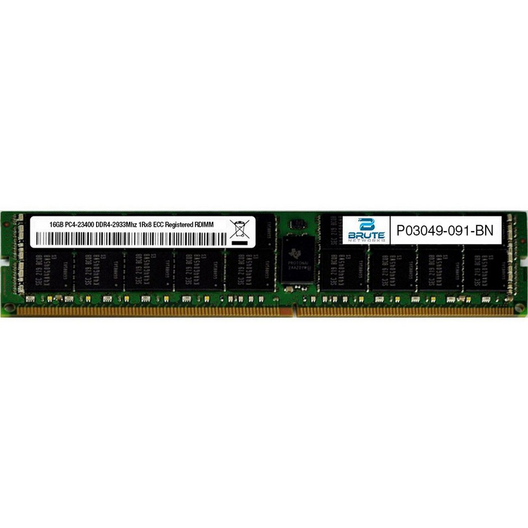 P03049-091 - HPE Compatible 8GB PC4-23400 DDR4-2933MHz 1Rx8 1.2v ECC RDIMM