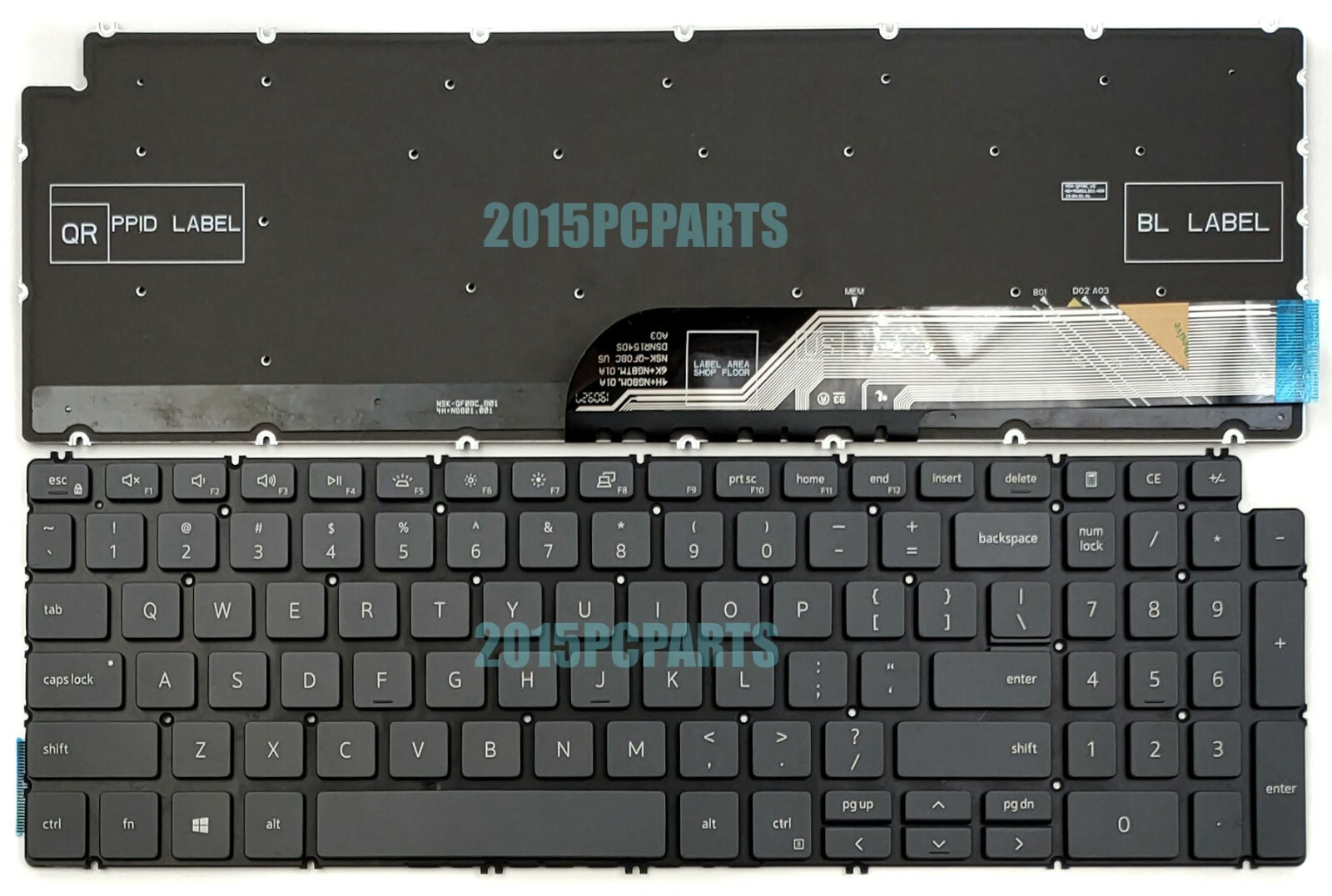 New for Dell Inspiron 17 7000 7706 7790 7791 2-IN-1 Keyboard Backlit US
