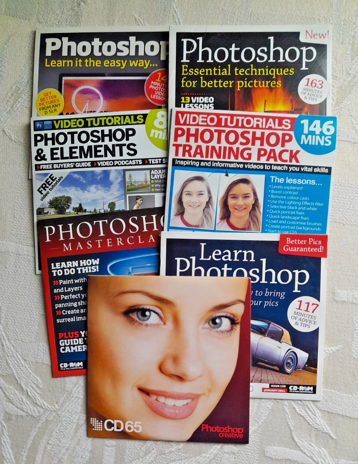 Photoshop LOT 7 Video Lesson CD's 