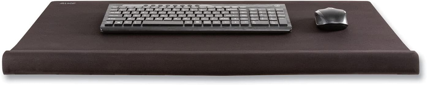 Ergoedge Deskpad W/Large Wrist Rest and Mousing Surface Foam Large Black
