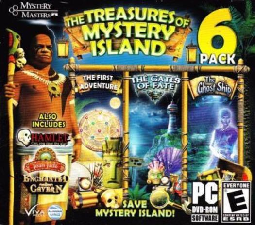 The Treasures Of Mystery Island 6 Pack PC DVD find hidden object game collection