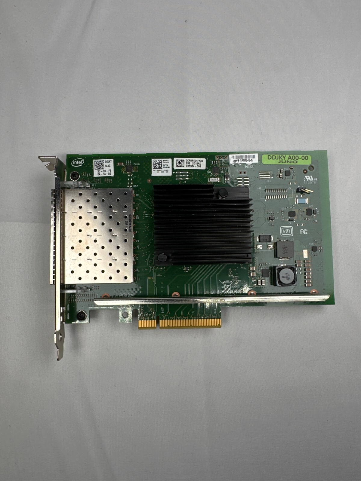 Dell 0DDJKY Intel X710-DA4 10GbE SFP+ Quad Port PCIe x8 Server NIC FH Bracket