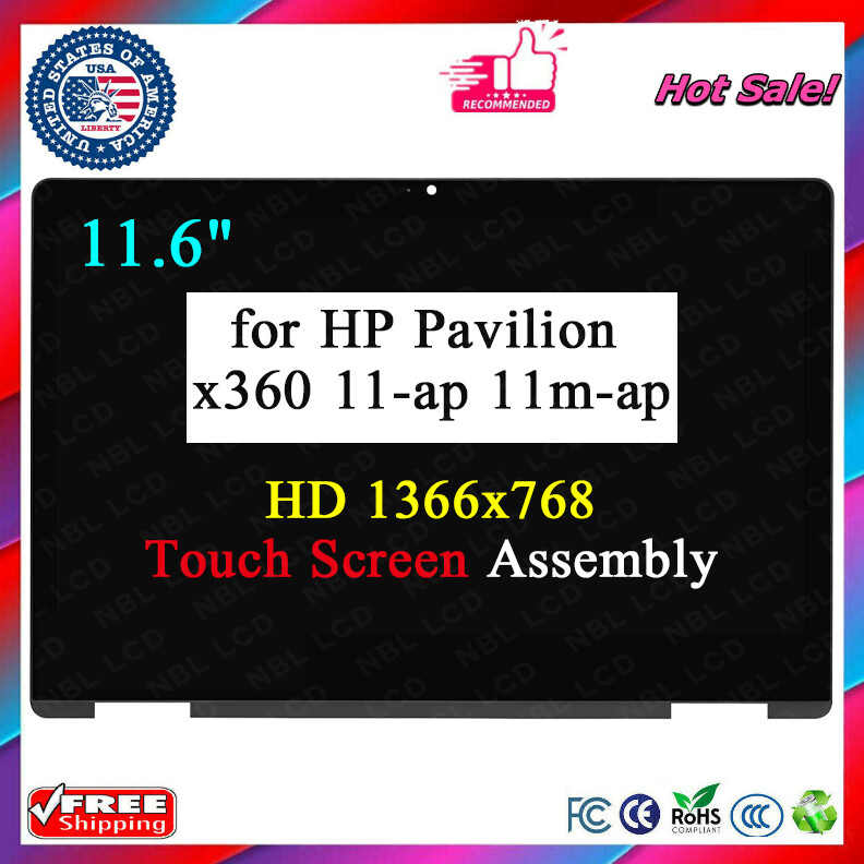 for HP Pavilion x360 11-ap0014nr 11m-ap0013dx LCD Display Touch Screen 1366x768