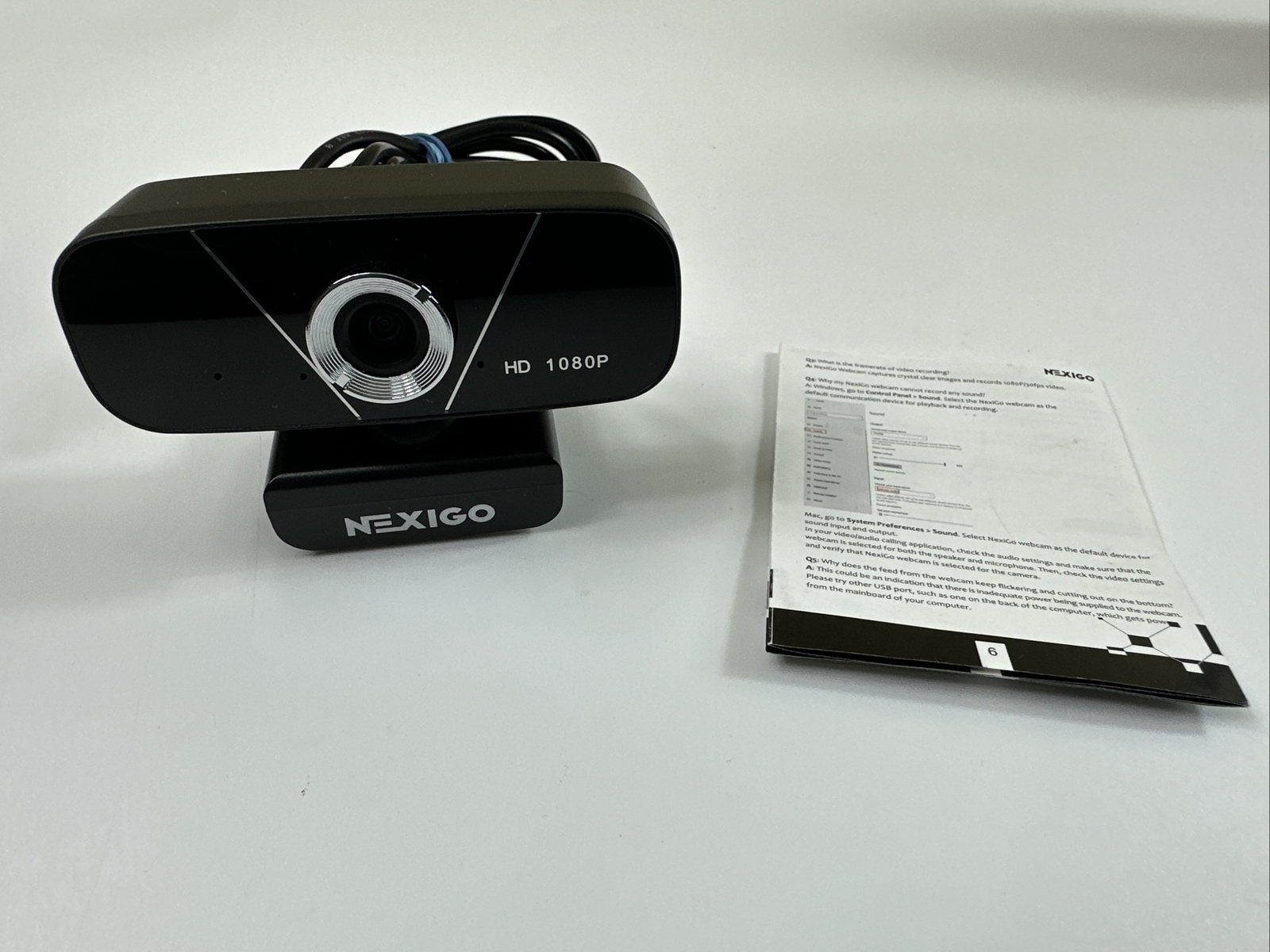 NexiGo 1080P Web Camera HD Webcam 