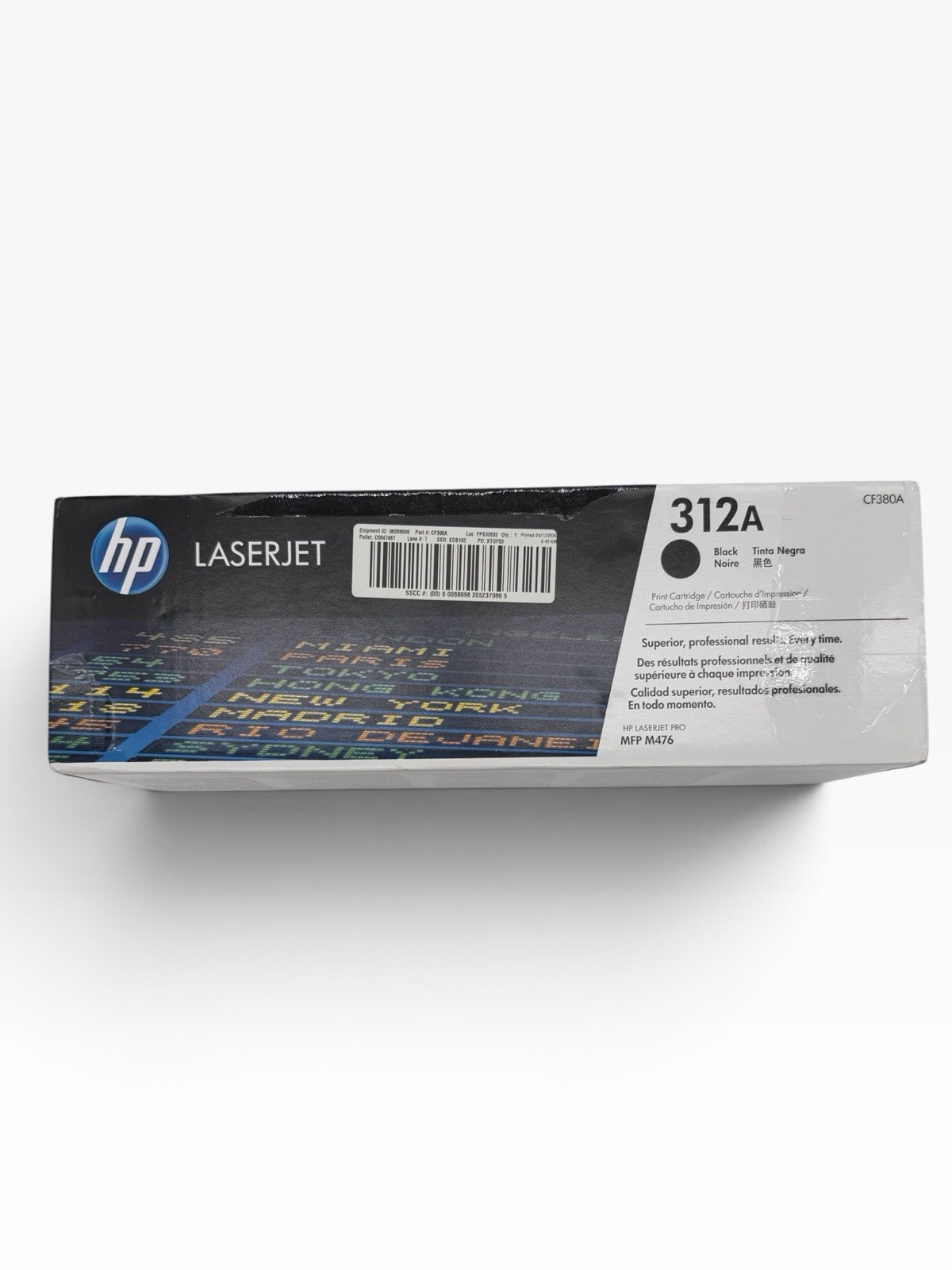 Genuine HP 312A Black LaserJet Toner CF380A OEM M476 New Sealed
