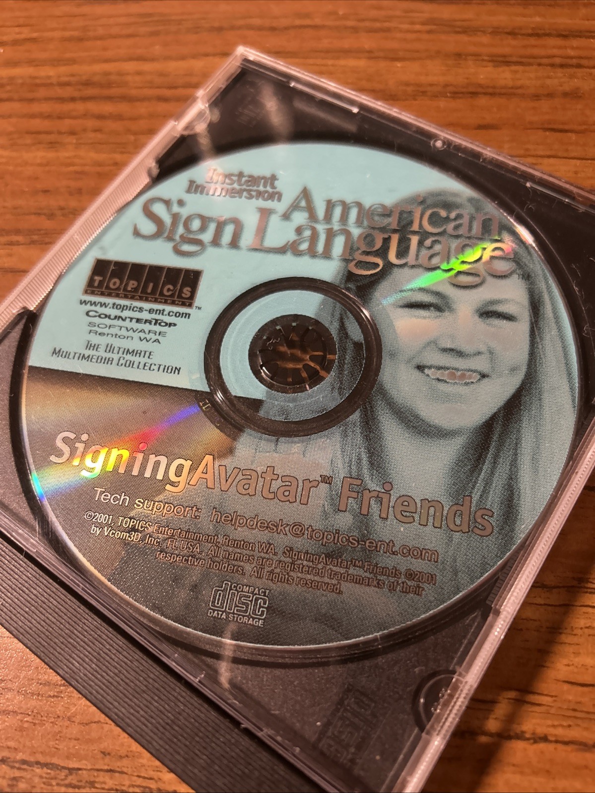 Instant Immersion American Sign Language. Set Of 3 CD’s CD1#22