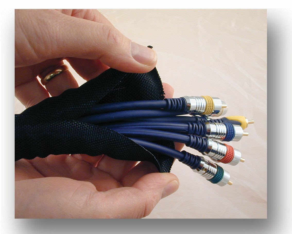 1/2" SNAKESKIN Wire & Cable Cover - black - 50 feet