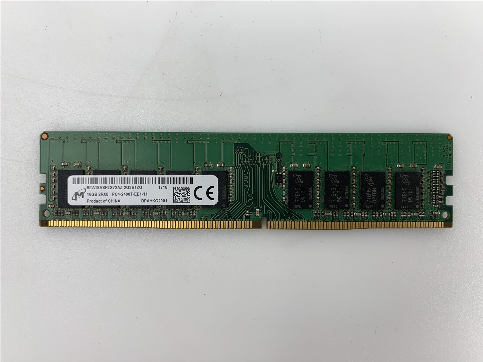 Micron 16GB PC4-2400T MTA18ASF2G72AZ-2G3B1ZG Server RAM 