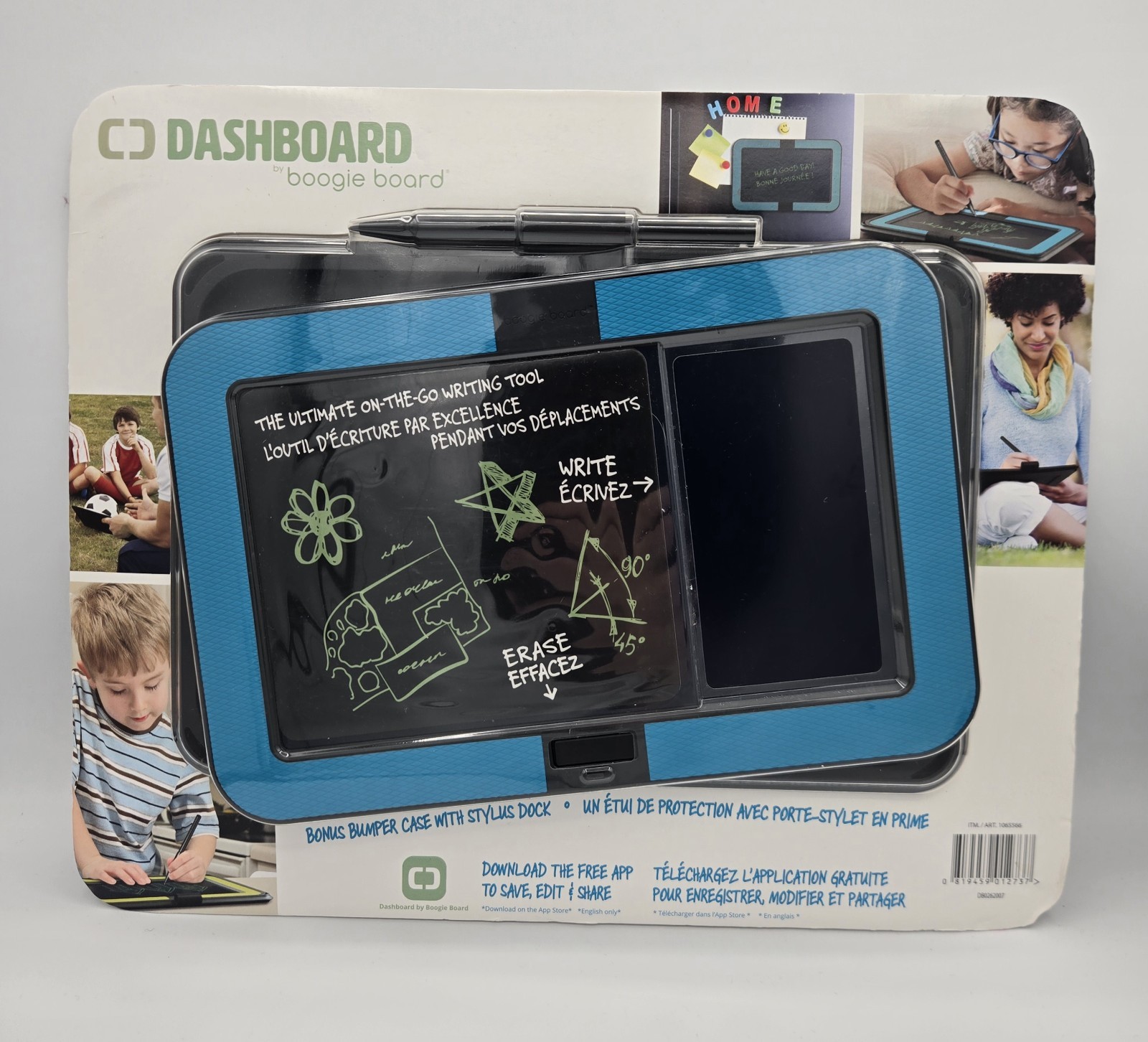 NEW LARGE Dashboard Boogie Board Bumper Case Stylus Dock LCD Writing Pad Tablet