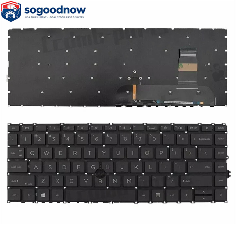 New HP EliteBook 840 G7 G8 845 G7 G8 Backlit Keyboard W/Pointer M52490-001