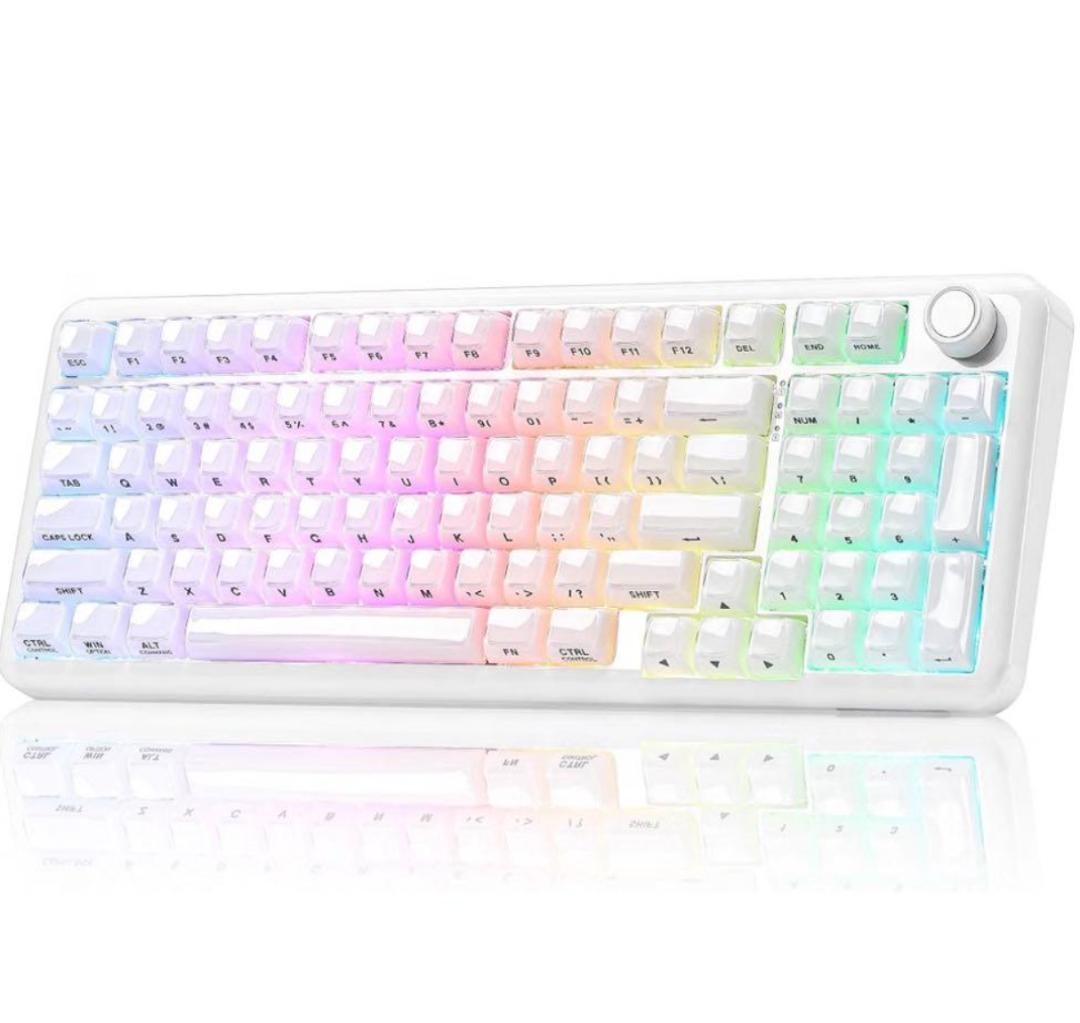 YUNZII Mechanical Gaming Keyboard X98 JP Snow Switch Wireless RGB