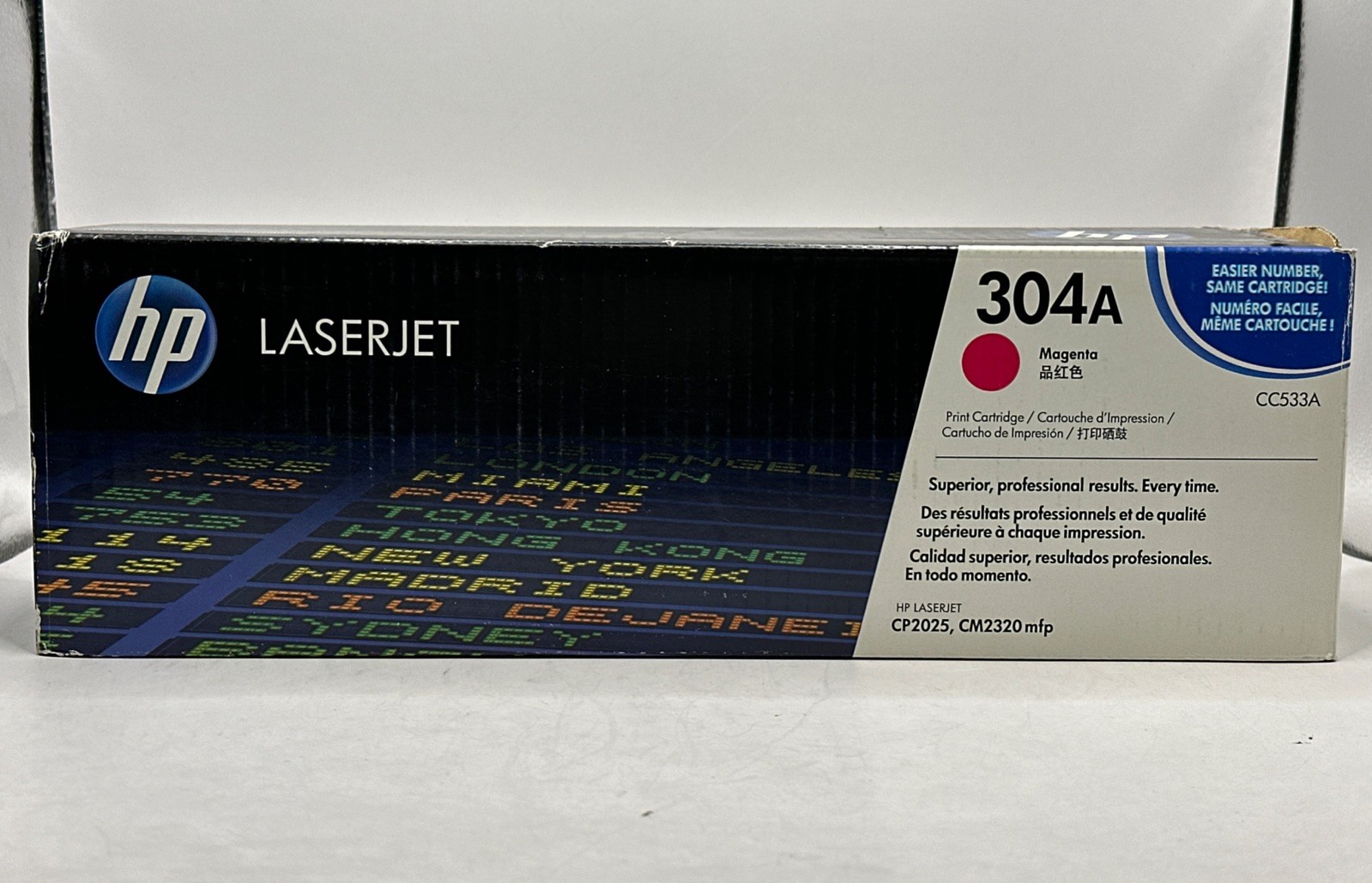 HP 304A (CC533A) Magenta Toner Cartridge-OPEN BOX
