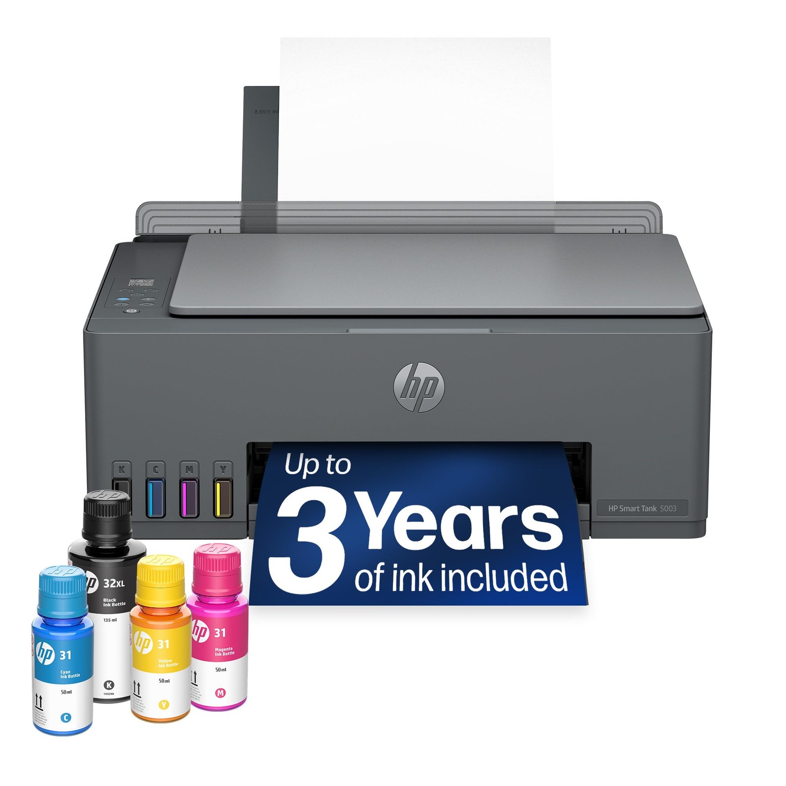 HP Smart Tank 5003 Wireless All-in-One Ink Tank Printer Scanner Copier