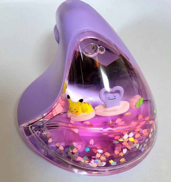 Pokemon_Genuine Ditto Pikachu Bluetooth Vertical Mouse 2.4Ghz Wireless Mouse