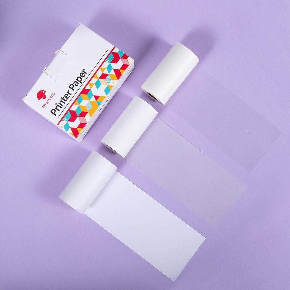 Adhesive Paper Sticker Label for Phomemo T02/M02/M02S/M02 Pro/M03 Printer