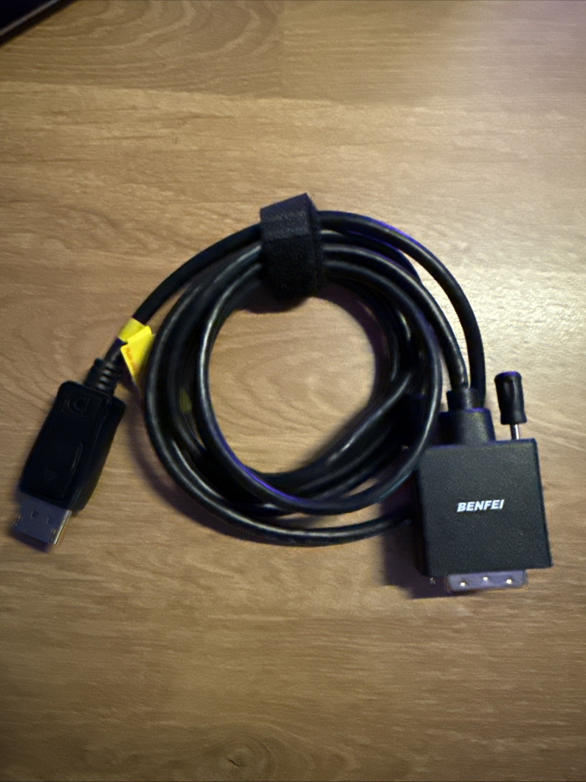 Benfei DisplayPort to DVI Adapter - 000105BLACK 5.5 Feet Cable Connector Adapter