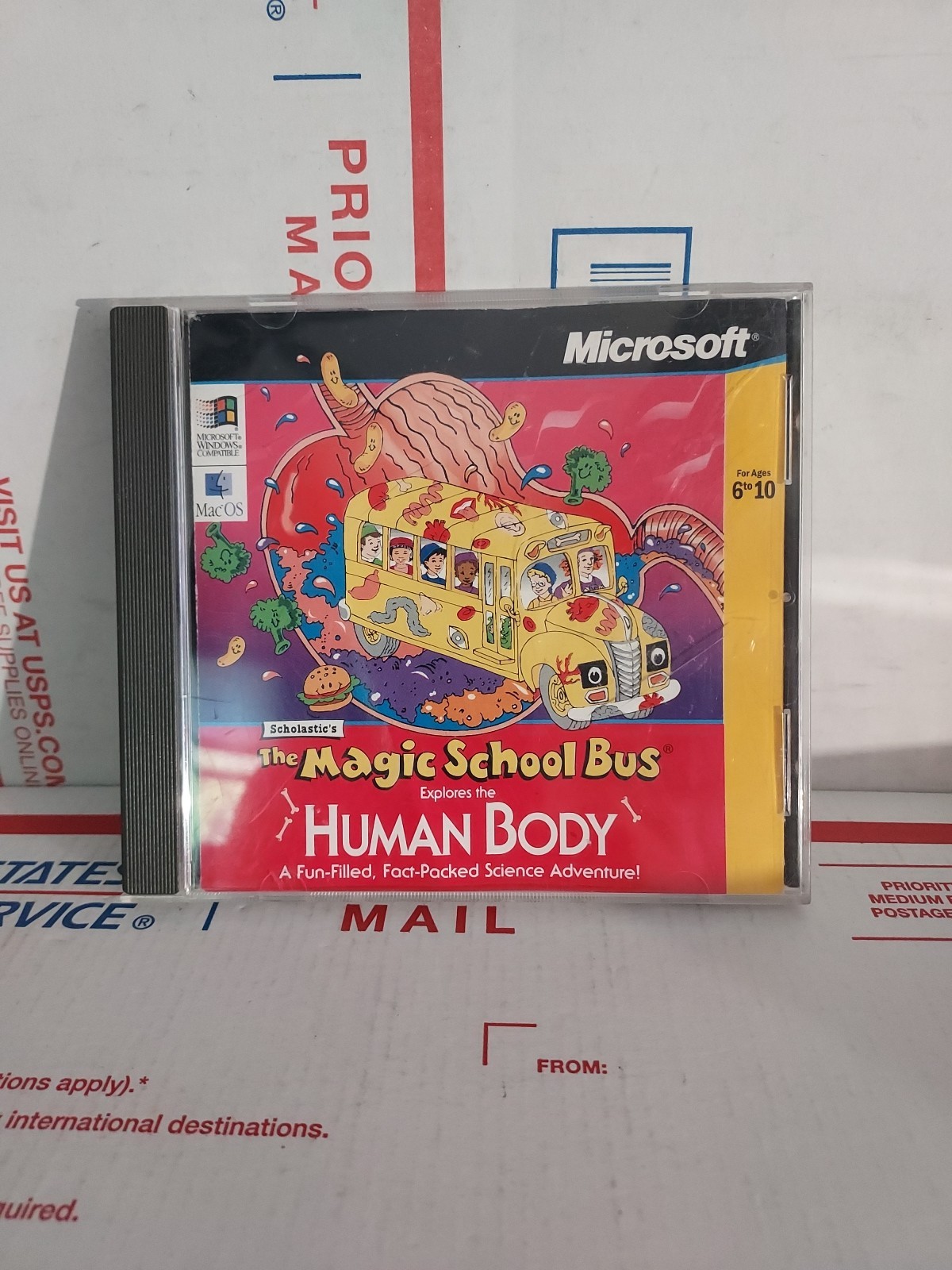 Microsoft The Magic School Bus Explores the Human Body CD-ROM No Key Code - #13